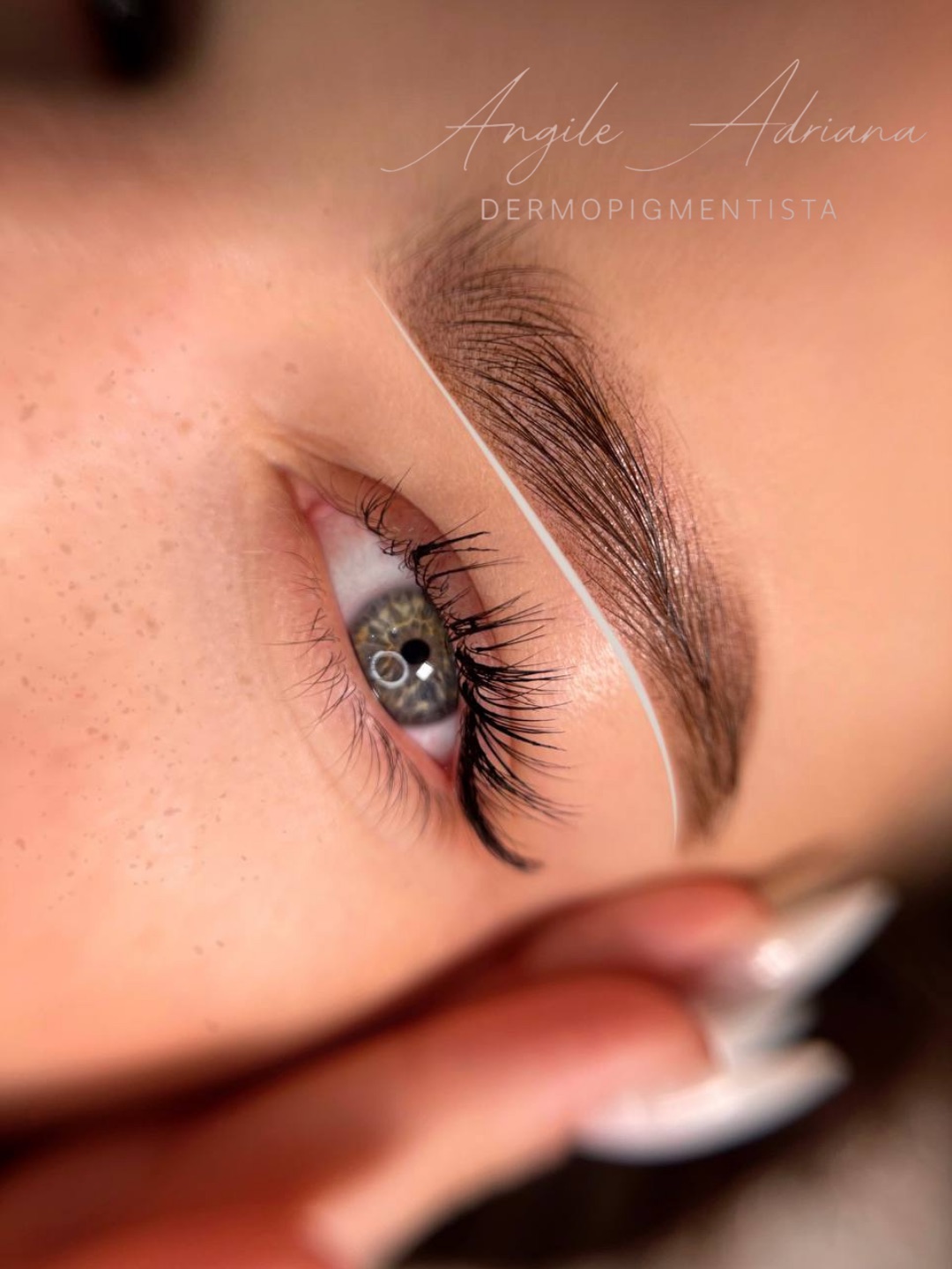 Sopracciglia sfumate Roma - Risultato naturale powder brows